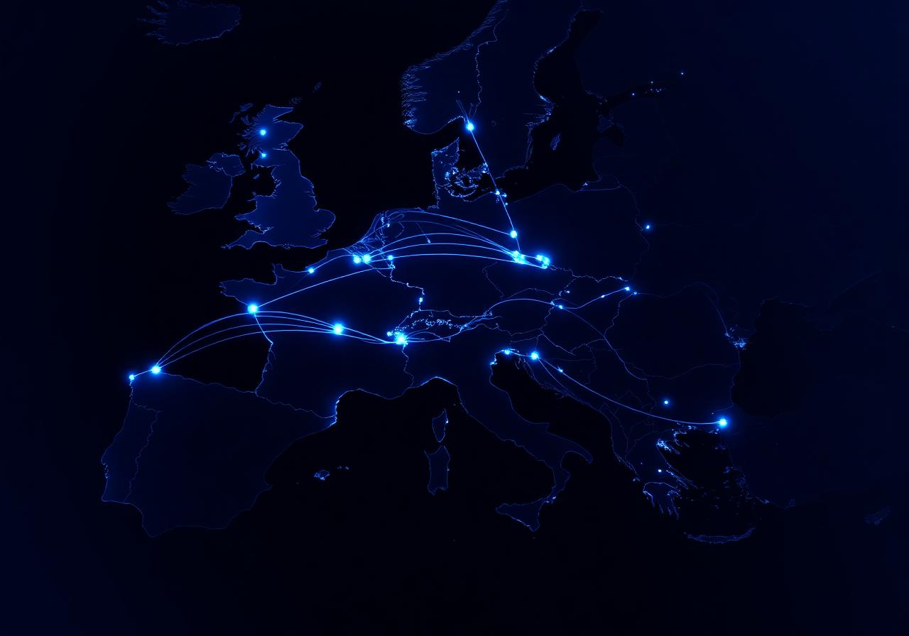 Energy flow from China to the Iberian Peninsula